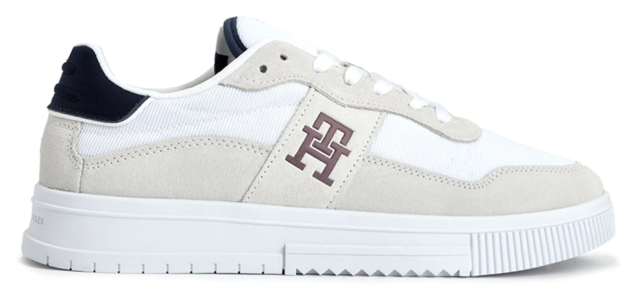 TOMMY HILFIGER Leather lace-up sneakers