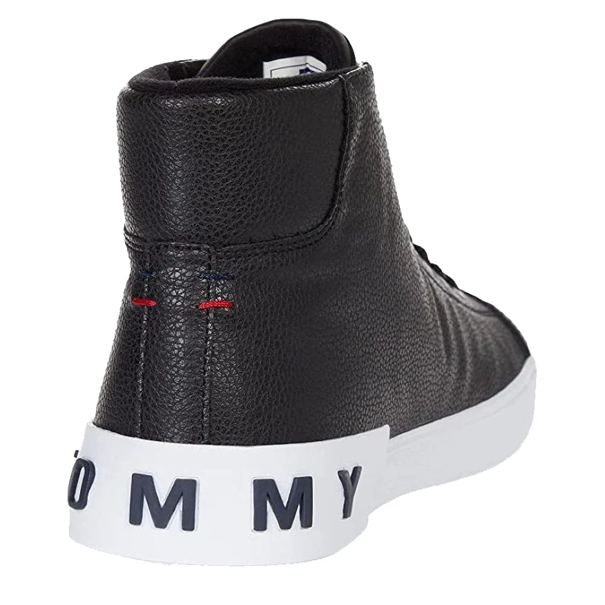 Men's Logo High-top Sneakers In Black - Image 5