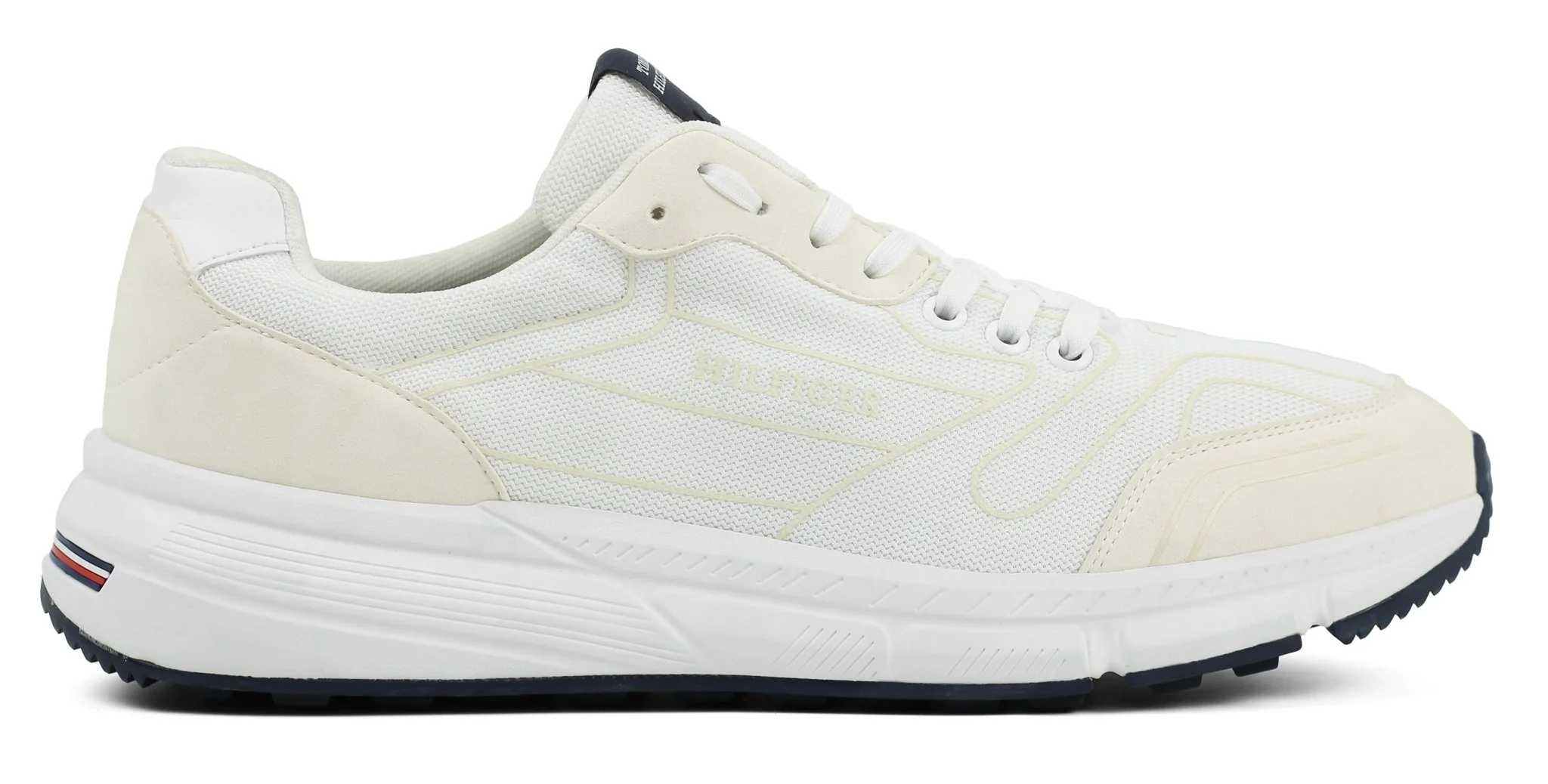TOMMY HILFIGER Mixed Texture Signature Tape Trainers
