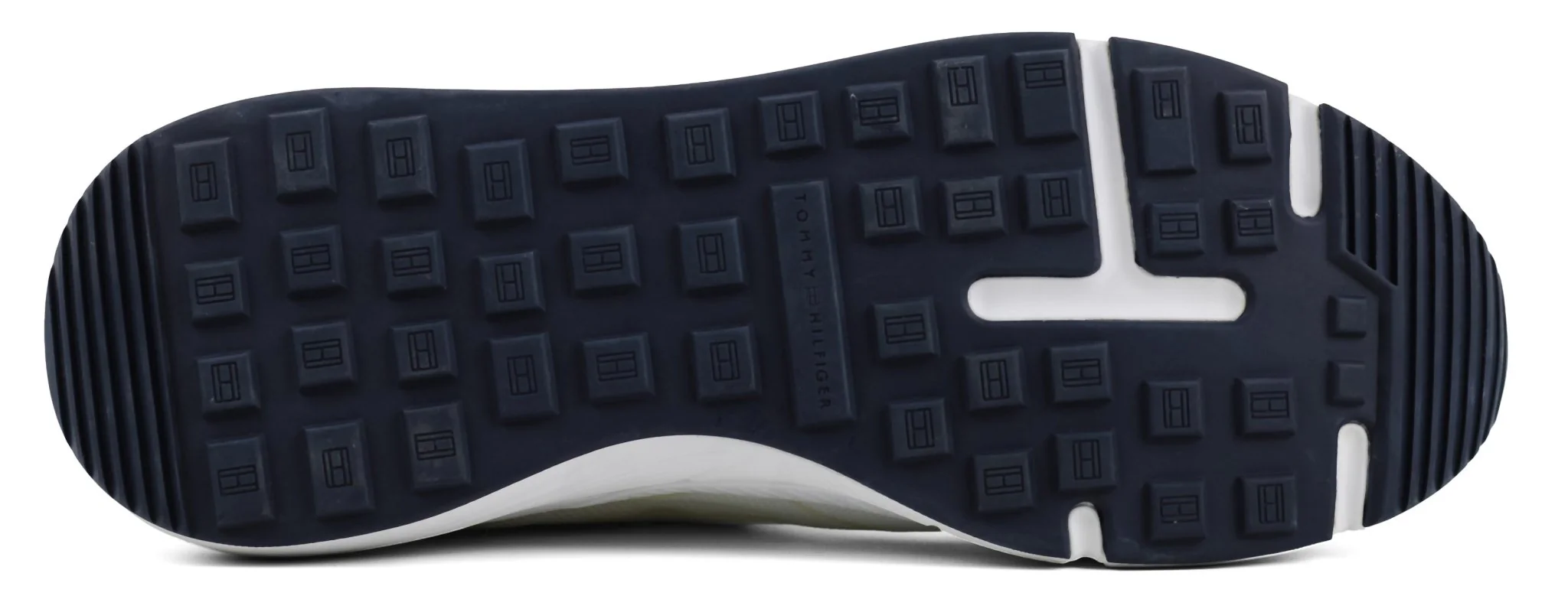 TOMMY HILFIGER Mixed Texture Signature Tape Trainers - Image 4