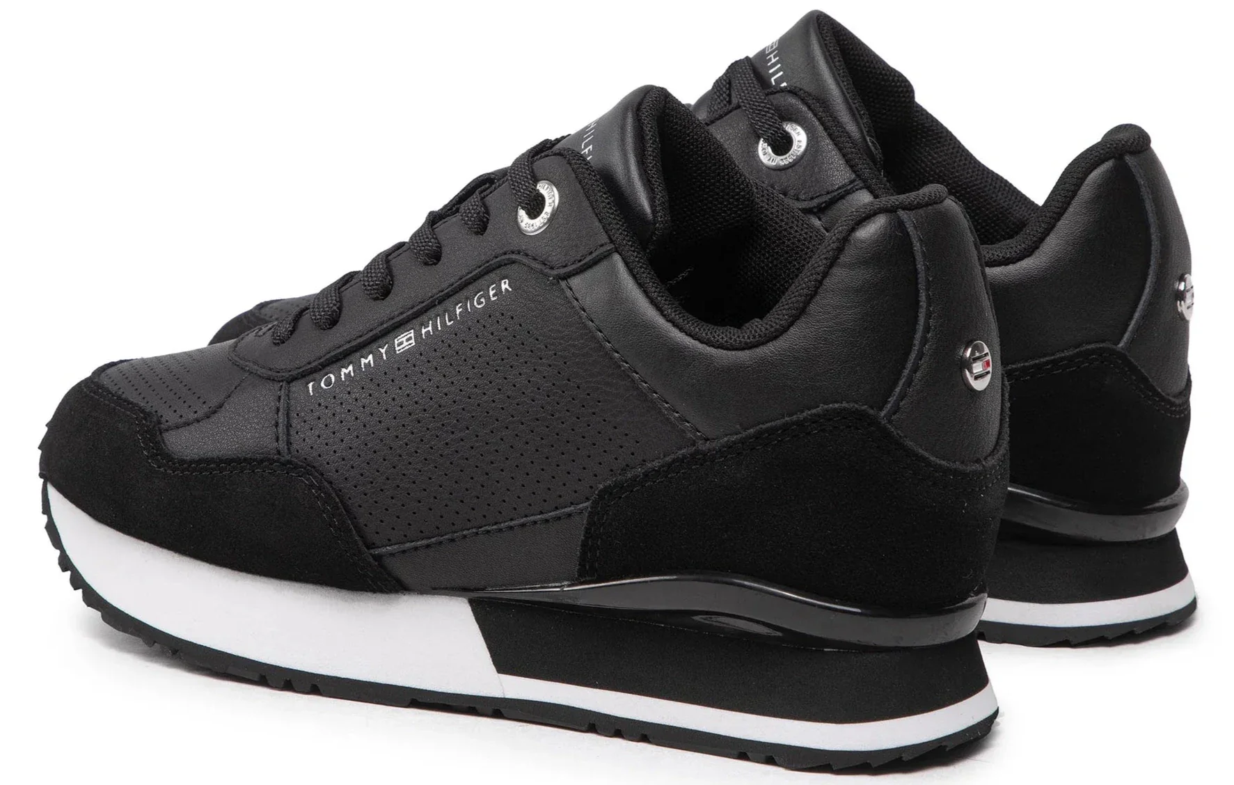 TOMMY HILFIGER Sneakers Leather Wedge - Image 3