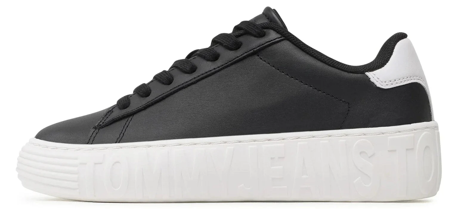 Tommy Jeans New Cupsole Leather Sneakers - Image 3