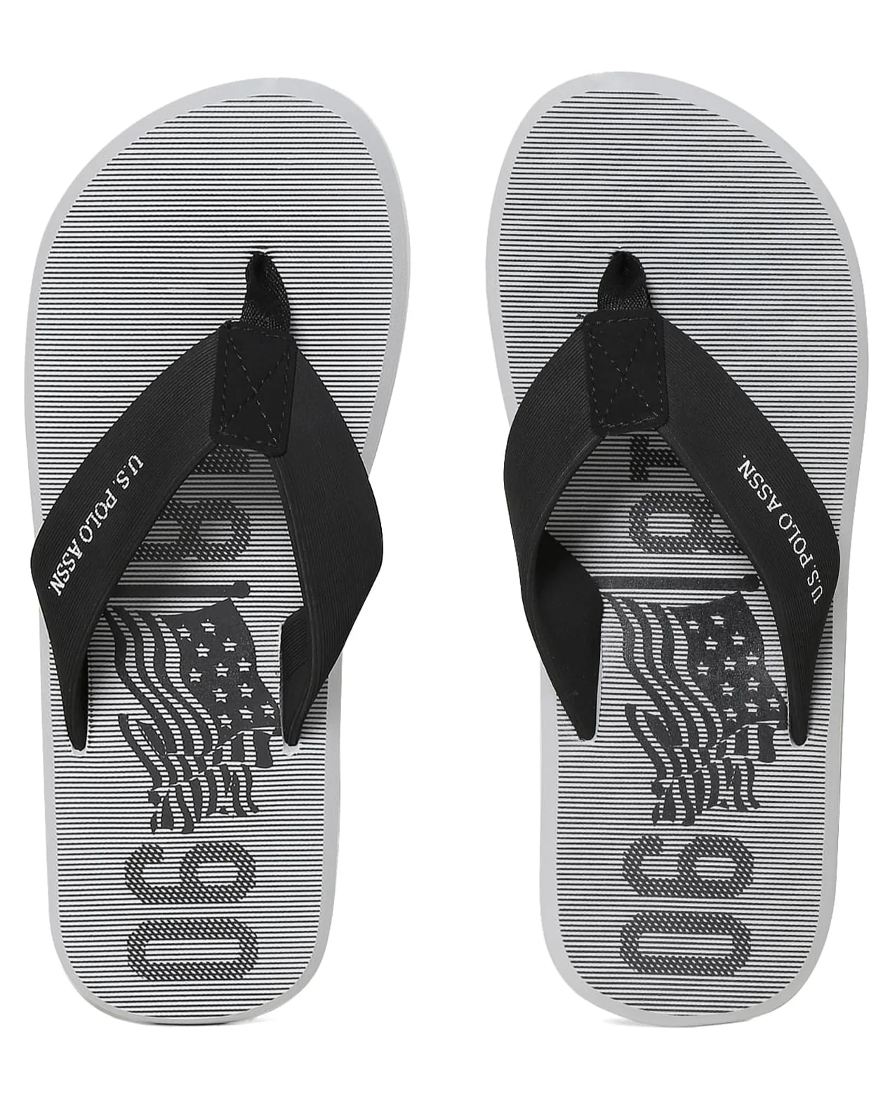 U.S. Polo Assn. Men V-Strap Logo Marinos 2.0 Flip Flops - Image 4