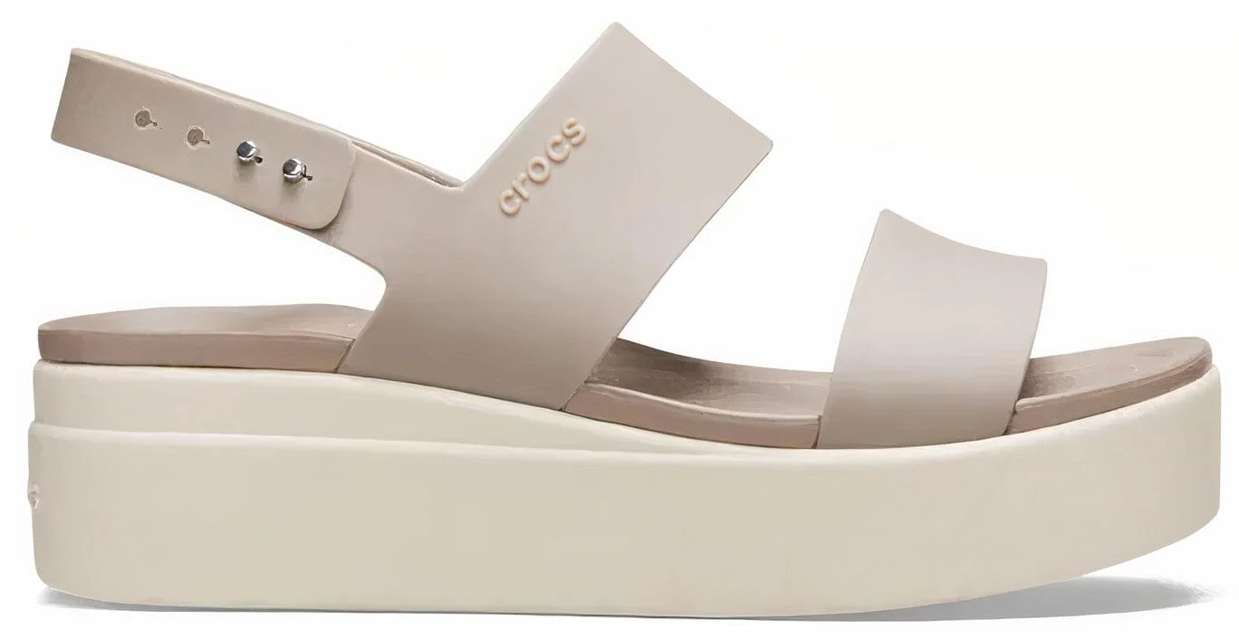 Womens Crocs Brooklyn Low Wedge