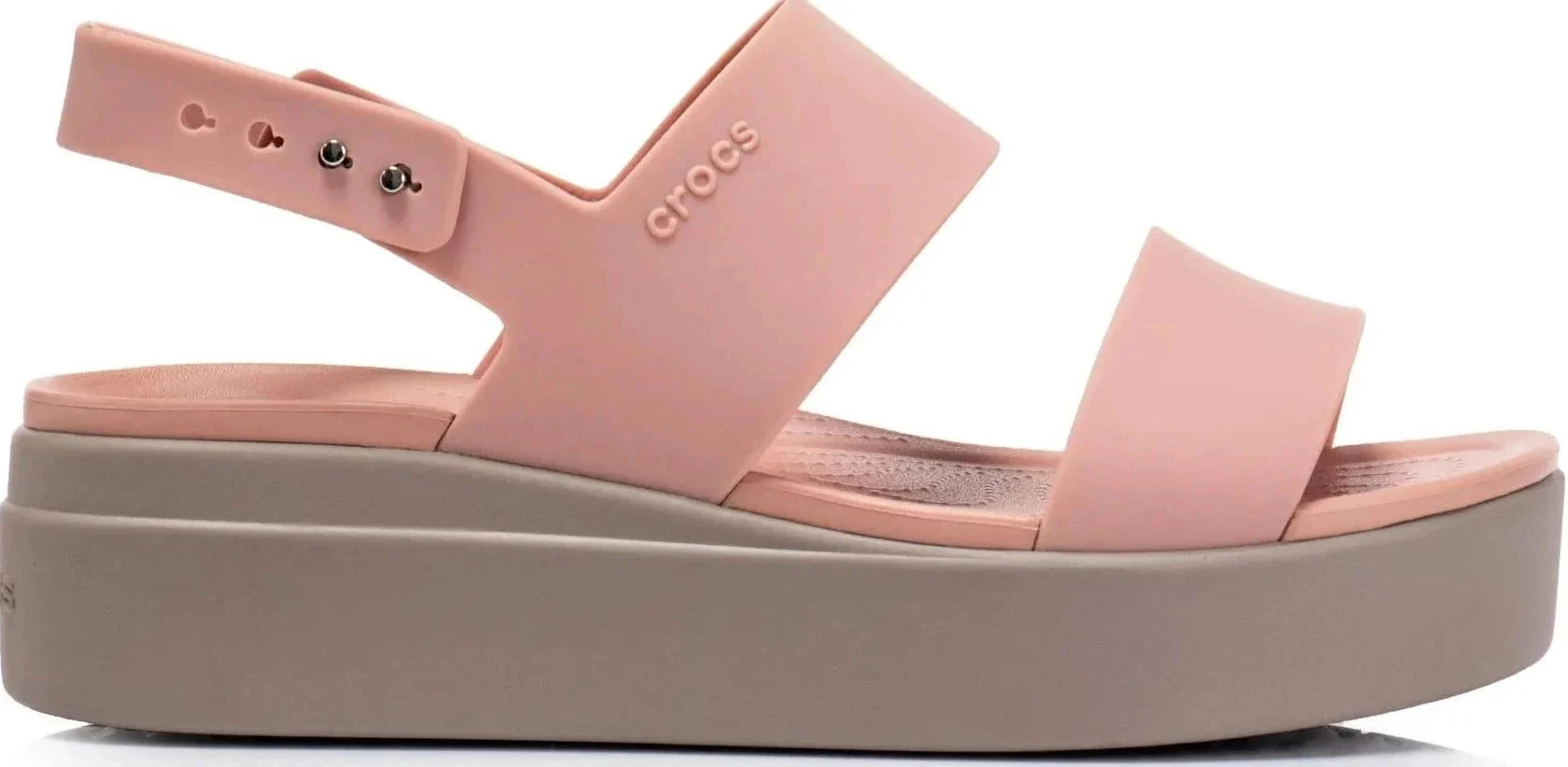 Womens Crocs Brooklyn Low Wedge