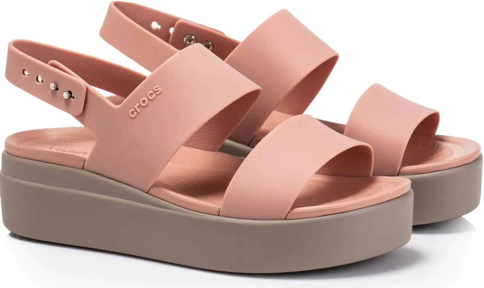Womens Crocs Brooklyn Low Wedge - Image 2