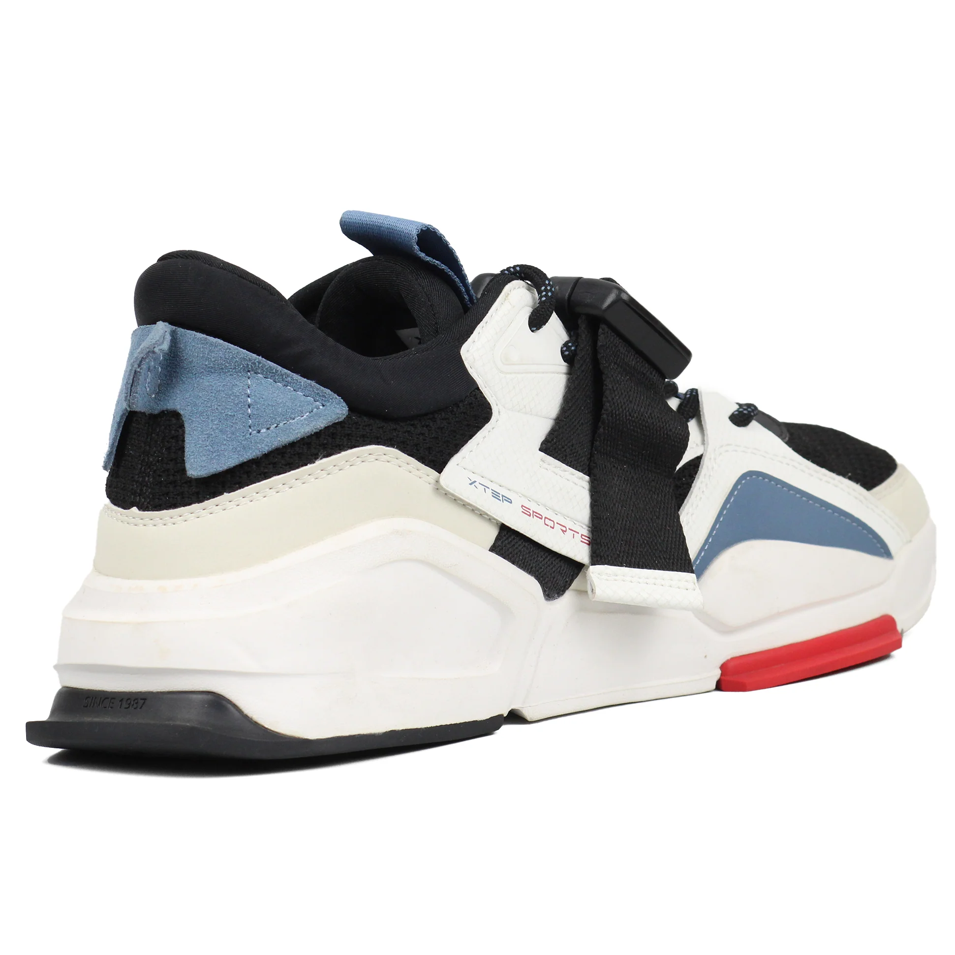 XTEP Low-Top Skate Shoes Men's Milan WTBK - Image 3