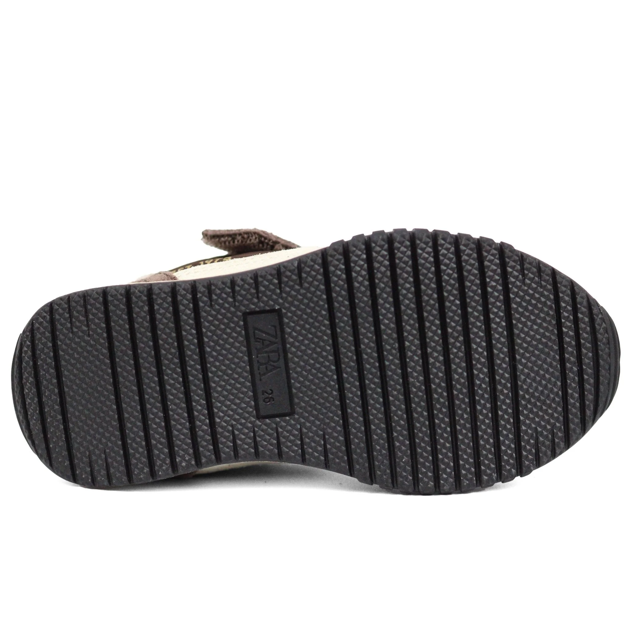 ZARA Combined Lace-Up Trainer Sneakers Br - Image 5