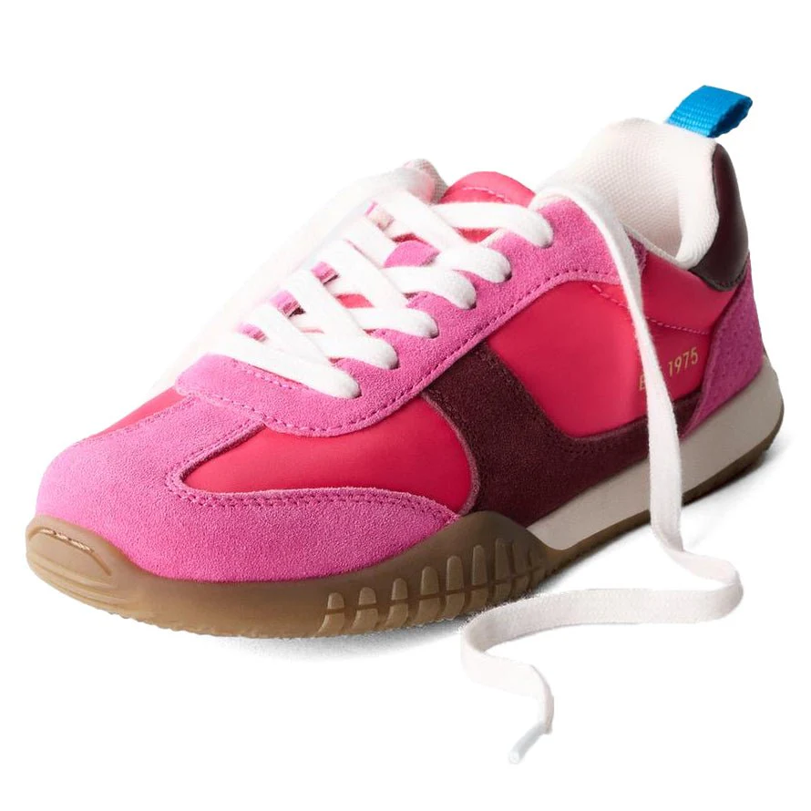 ZARA Combined Lace-Up Trainer Sneakers Pk - Image 3