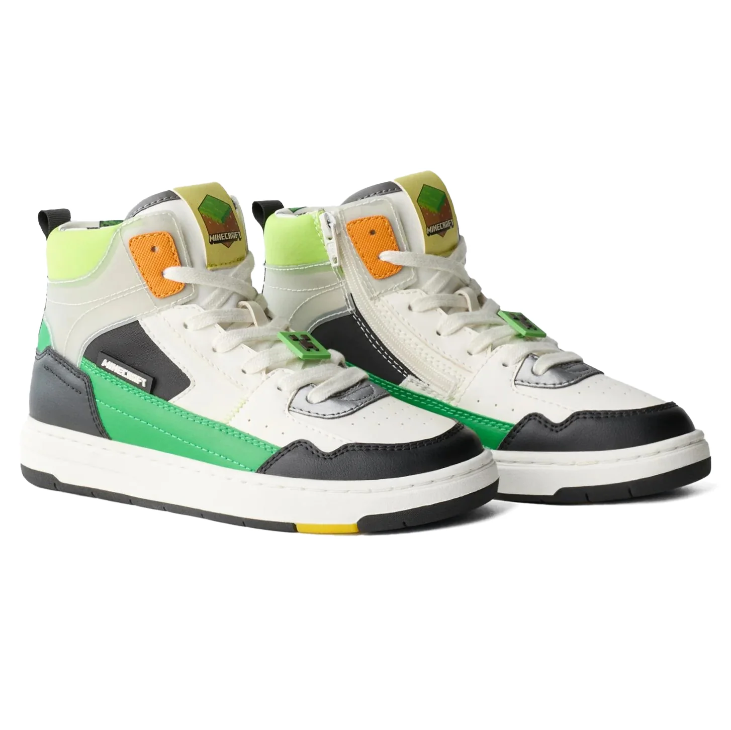 ZARA Minecraft © Mojang AB. ™ High-Top Sneakers - Image 2