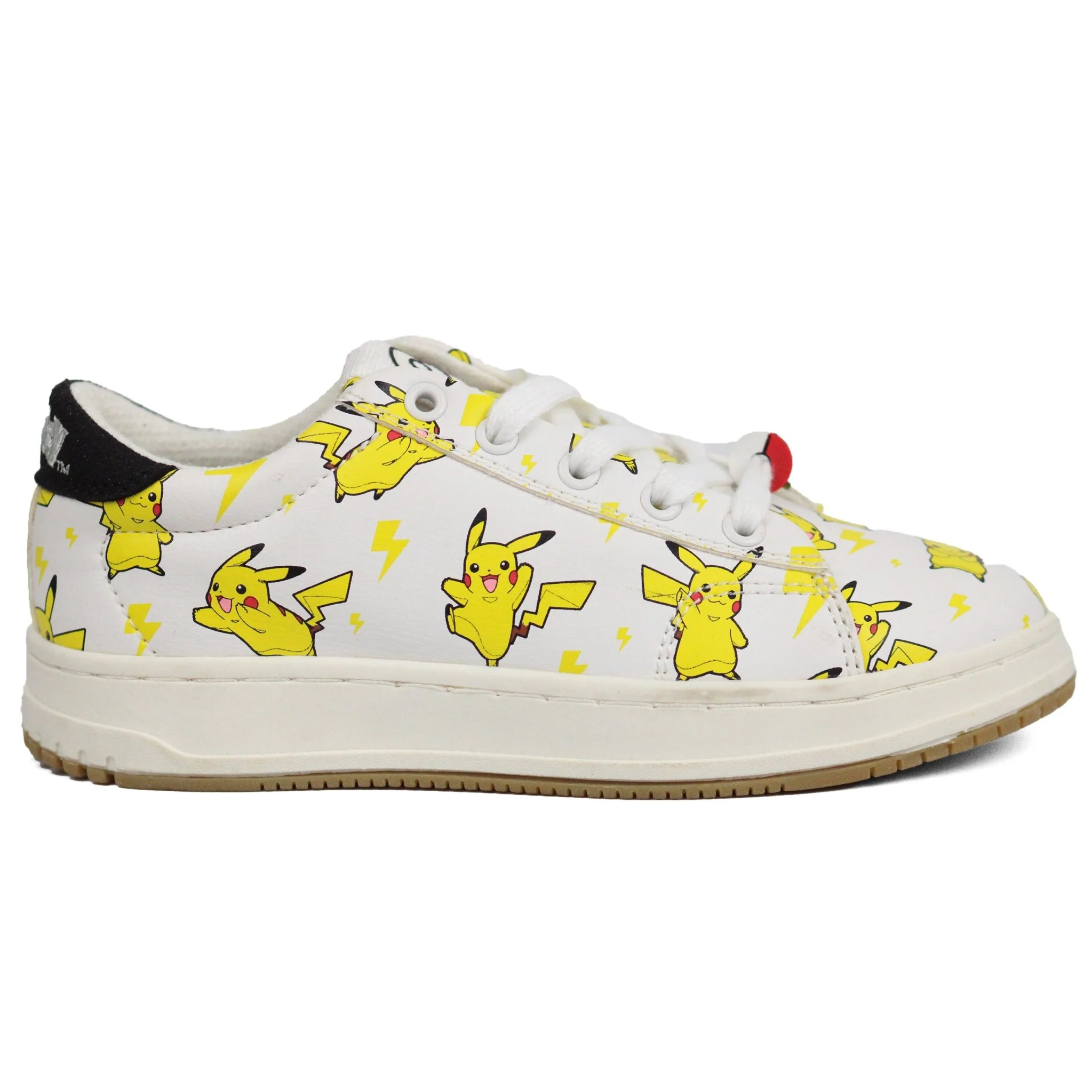 ZARA Leather Pokemon White Sneakers
