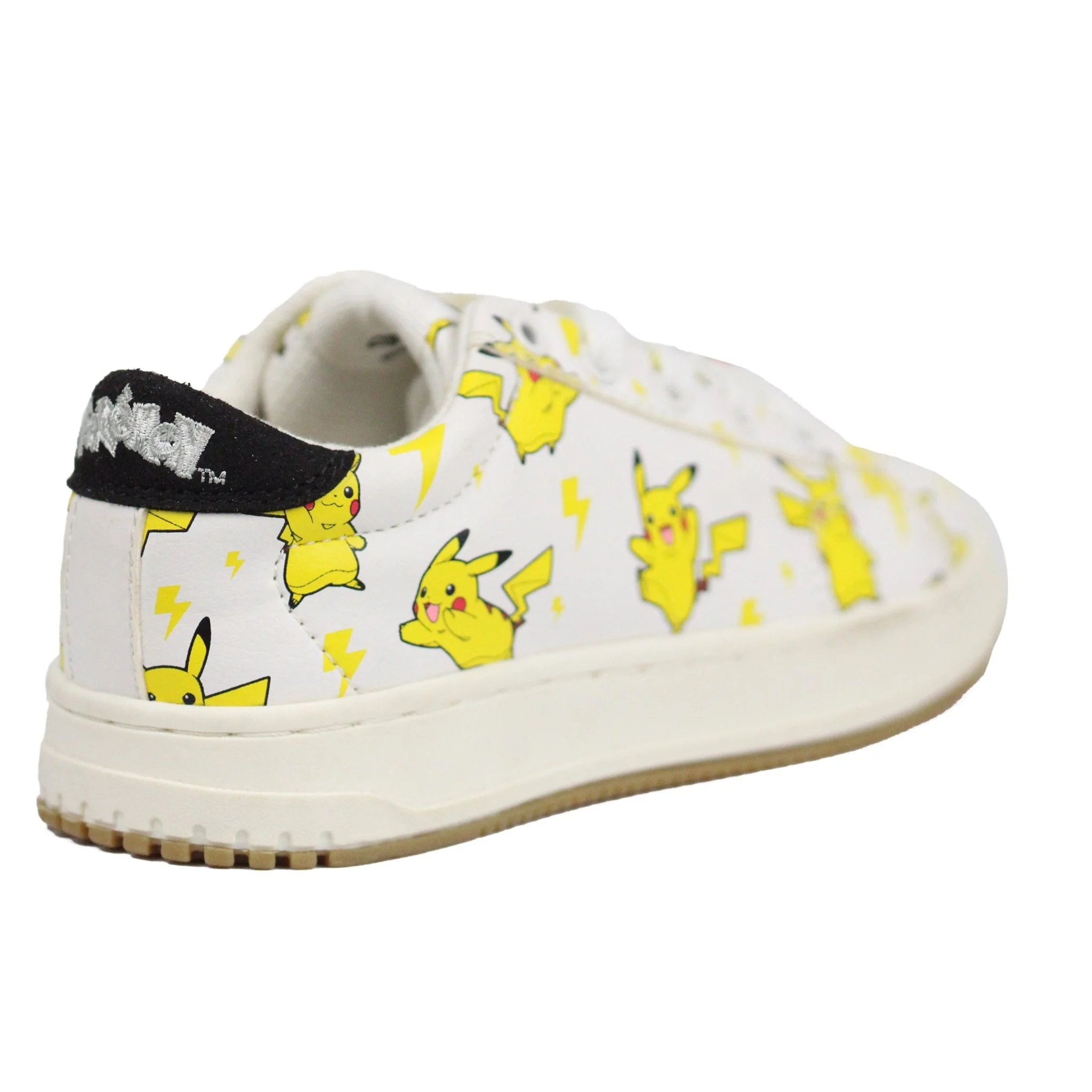 ZARA Leather Pokemon White Sneakers - Image 3